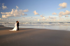couple walking on the beach
